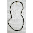 ROZARIU CU BILE DIN CRISTAL NEGRU 